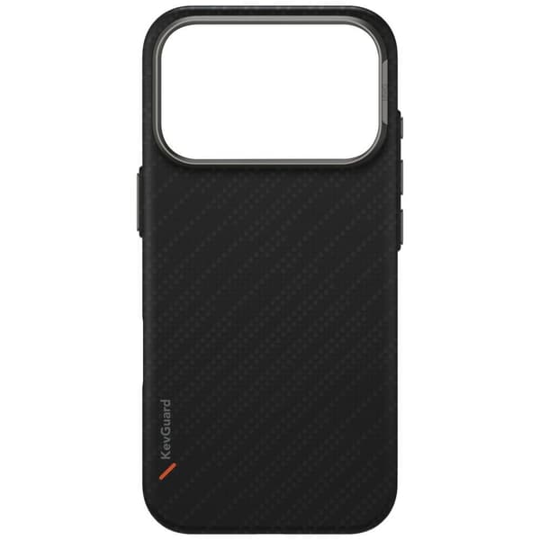 UNIQ Keva EDGE-cover til iPhone 17 Pro Magclick-opladning, sort