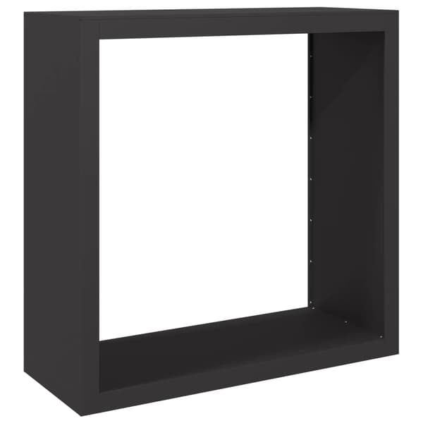 vidaXL brænderist sort 100x40x100 cm stål