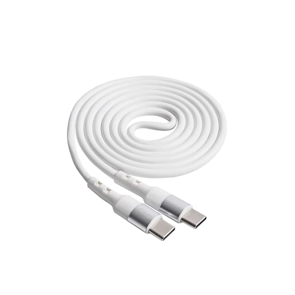 Akyga AK-USB-40 USB-C-kabel 60W 3A PD QC Vit 1m