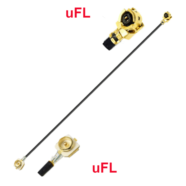 UFL-pigtail-pistorasia / UFL-pistoke RF1.13 25cm