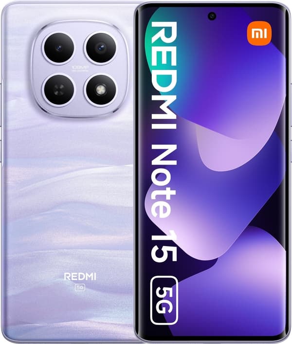 Xiaomi Redmi Note 15 5G 6/128GB Mist Purple smartphone