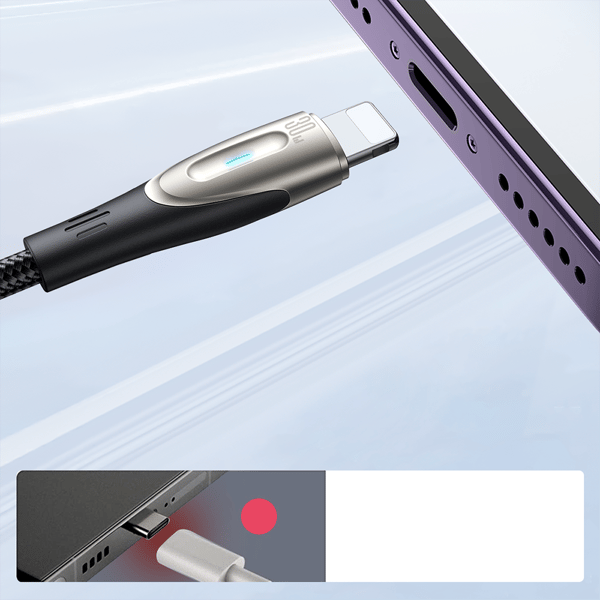 iPhone Pioneer Series USB-A - Lightning 3A Kabel 1,2m Sort