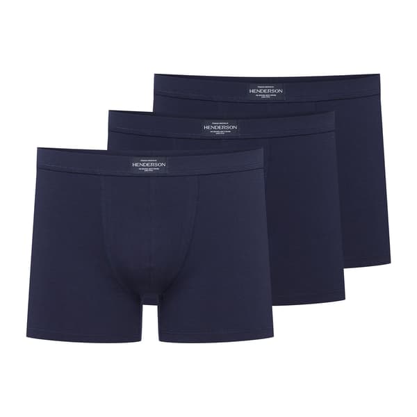 Main Henderson 3-pack boxershorts | marinblå M