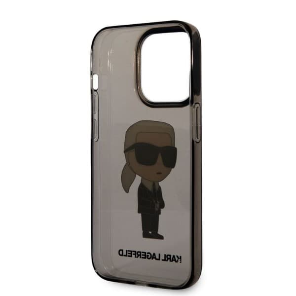 Karl Lagerfeld Ikonik Karl Lagerfeld-etui til iPhone 14 Pro Max, sort