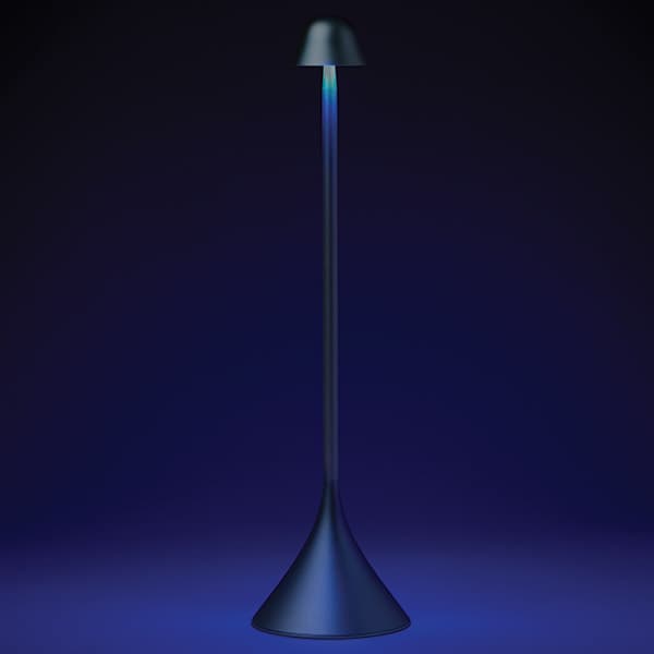 Lexon Steli Bell bordslampa ljusblå