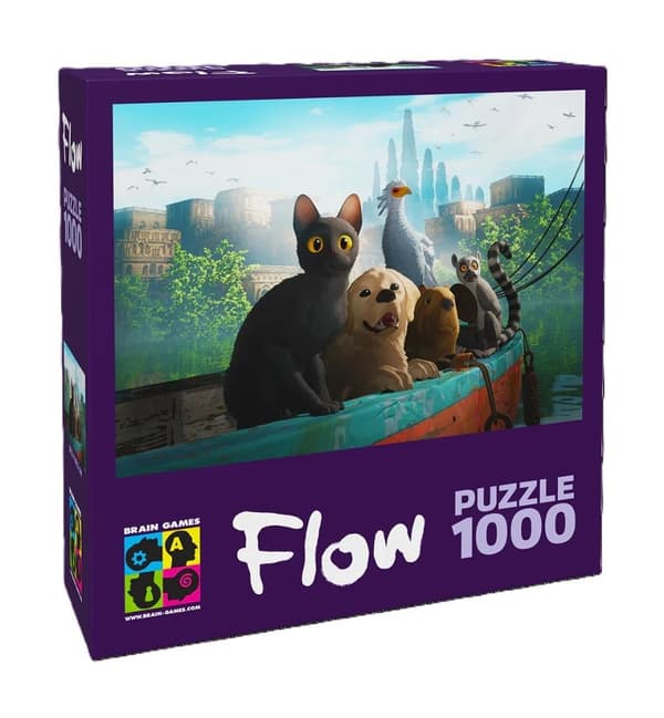 Puzzle 1000 Flow: Elokuvasankarit AIVOPELIT