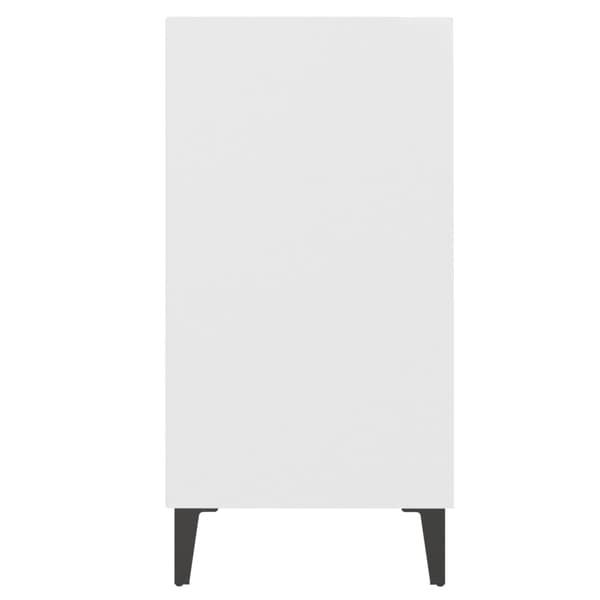 vidaXL hvidt skab, 57x35x70 cm, spånplade