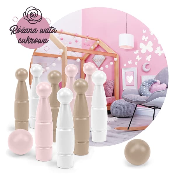 Rose Candyfloss Bowlingsæt 41102
