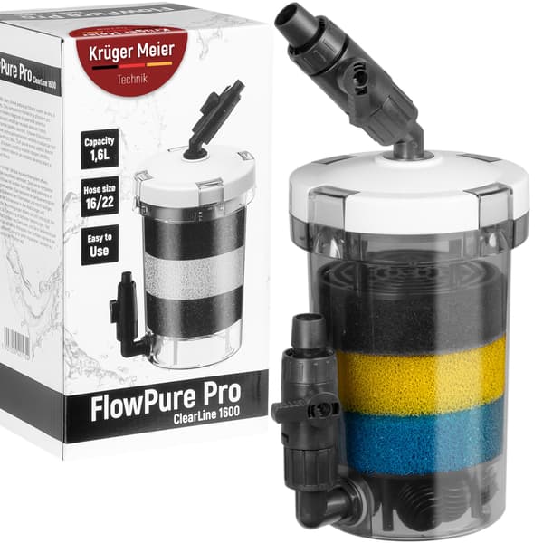 Kruger Meier FlowPure Pro 1600 - ekstern beholderforfilter 16/22