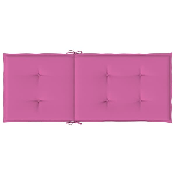 vidaXL Trädgårdsdynor, set om 4, rosa, tyg