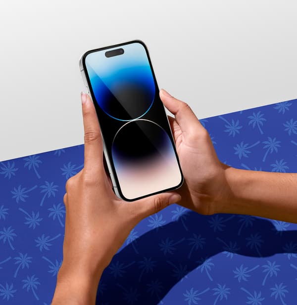 Diamond Palm hærdet glas til iPhone 14 Pro