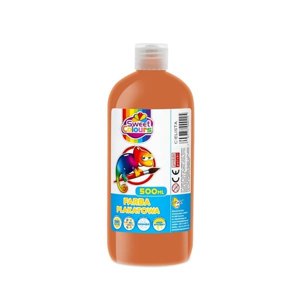 Kødfarvet plakatmaling 500ml