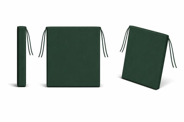 TIP 40x40 puutarhatuolin pehmuste, PULLOVIHREÄ, vedenpitävä, irrotettava päällinen