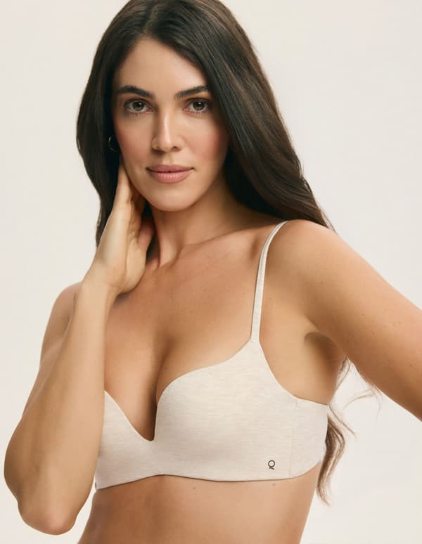 COMFIE Esotiq push-up -rintaliivit | beige 75D