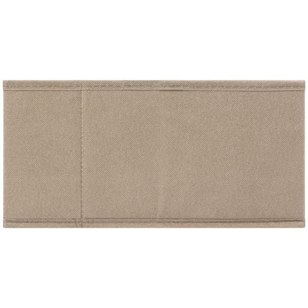 Beige opbevaringskasse 15 x 31 cm