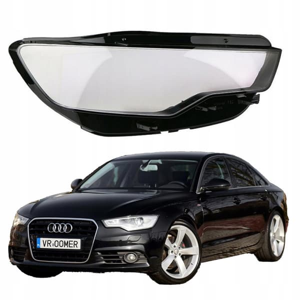 Höger strålkastarglas Audi A6 S6 C7 4G före facelift (2011 - 2014)