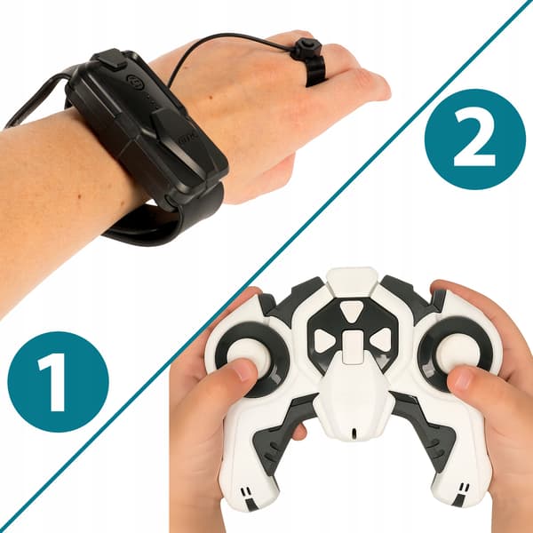 [pacza] Gesture Fjernstyret Bil Drift 4X4 LED Lyd Røg Z3064