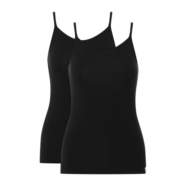 Blå Henderson Dame 2-pak Tanktop | Sort 2XL