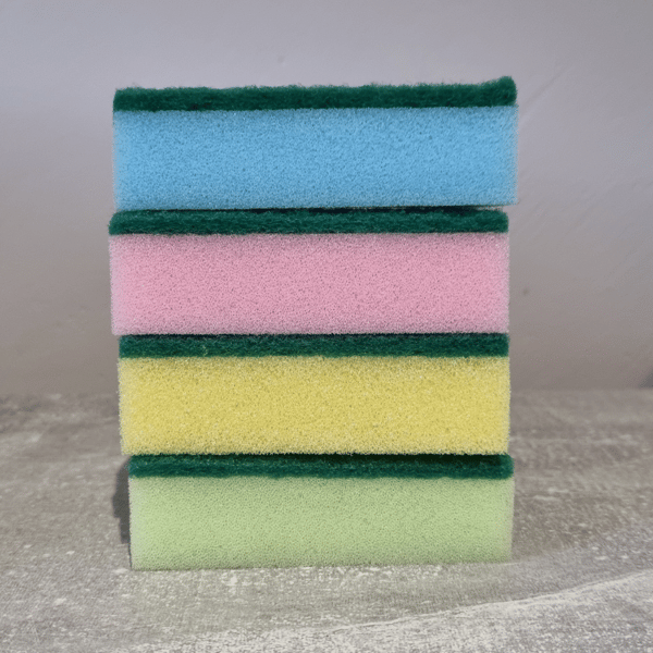 OPVASKESVAMPE SÆT MED 10 STK. 10x7x3cm