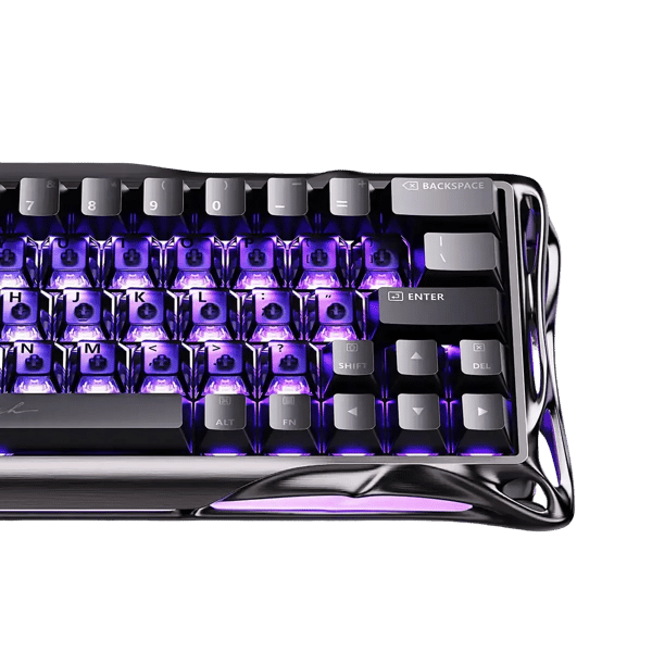 GravaStar Mercury V60 Pro Deluxe Edition magnetiskt gamingkeyboard krom silver