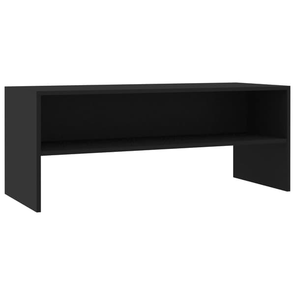 vidaXL TV-skab sort 100 x 40 x 40 cm spånplade