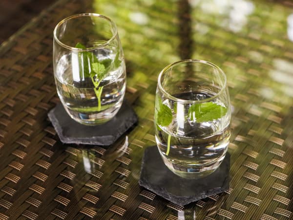 Set med 4 stenbrickor - Hexagonal, Marocko (CARMANI)