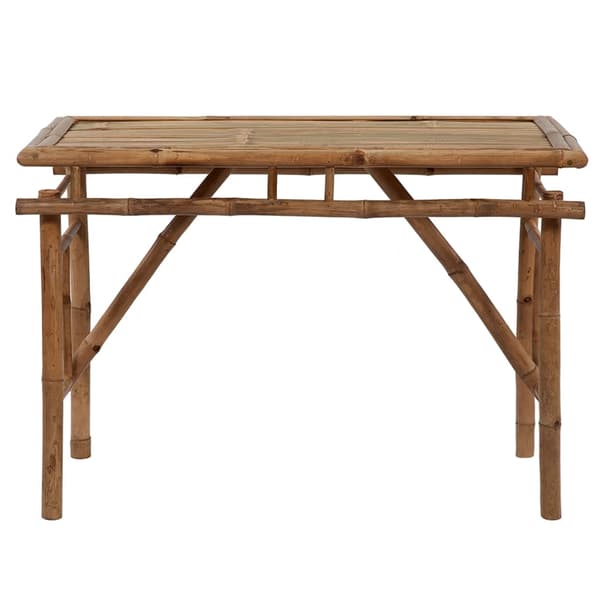 vidaXL Hopfällbart trädgårdsbord 115x50x75 cm bambu
