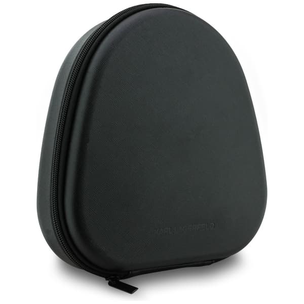 Karl Lagerfeld Grained Initials Bluetooth ANC Over-Ear Hovedtelefoner Grå