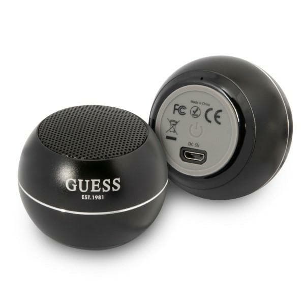 Stilfuld Guess Bluetooth-højttaler mini, sort