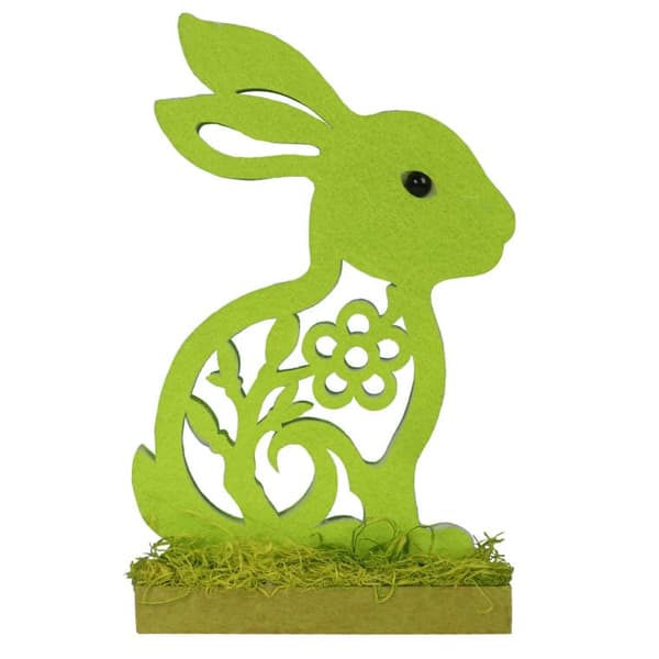 Påskhare Skum Stående Figur Grön