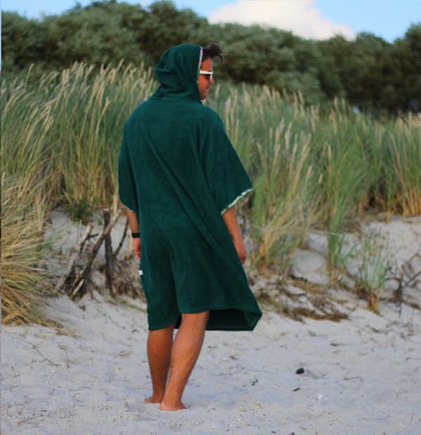 Surfponcho Rainforest - bomull M DAM längd 105cm