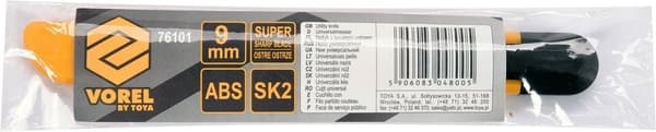 Kniv med hopfällbart blad 9 mm 76101 VOREL