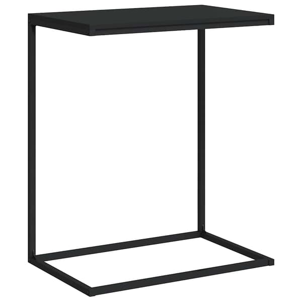 vidaXL sidebord sort 55x35x66 cm træbaseret materiale