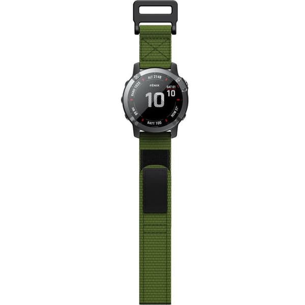 Nailonranneke Garminille 26 mm, vihreä