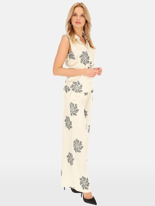 ELEGANT ÄRMLÖS DAMBLUS MED PALJETTER