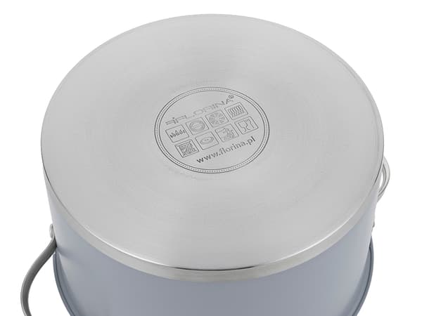 PEPE GRYDE I RUSTFRIT STÅL 24 CM 5,0L Z/P