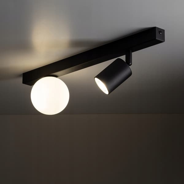 LOFTSPOTLIGHT Tk Lighting Vox 2x GU10 G9 Sort Hvid Metal