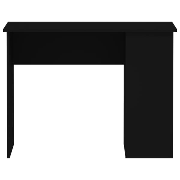 vidaXL skrivebord, sort, 100x55x75 cm, træbaseret materiale