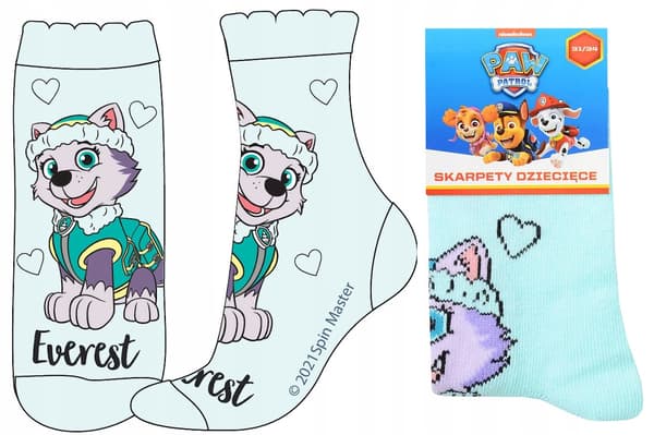 Paw Patrol piger eventyrkostume strømper mintgrøn 31/34