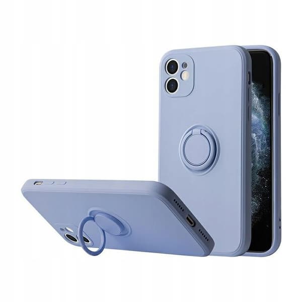 BAKSIDAN MED RING LILA IPHONE 13 PRO MAX + GLAS