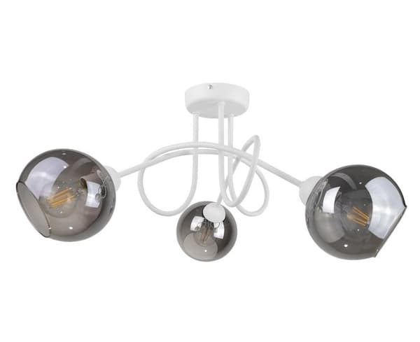 Loftlampe 3xE27 RING HVID