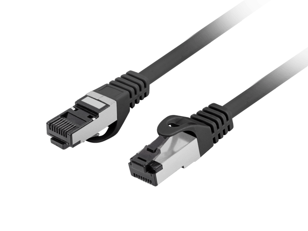 0,25 m sort SFTP RJ45 Cat.8.1 LAN-netværkskabel