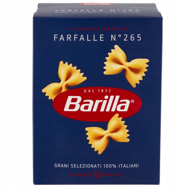 Barilla Pasta Farfalle 265 500g