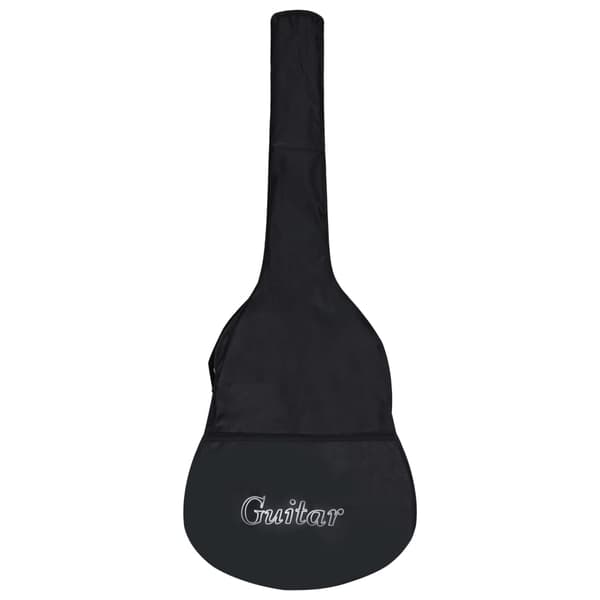 vidaXL Klassisk gitarr för nybörjare med väska, blå 3/4, 36"