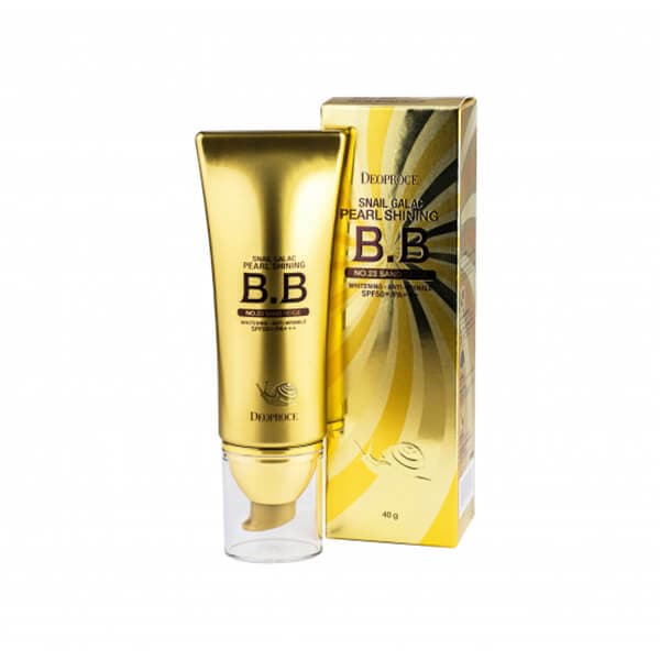BB-kräm med snigeslime och pärlspray SPF 50+ Deoprocess