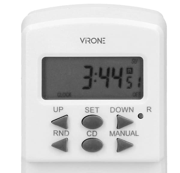Elektronisk digital timer LCD-displaybrytare 1800W
