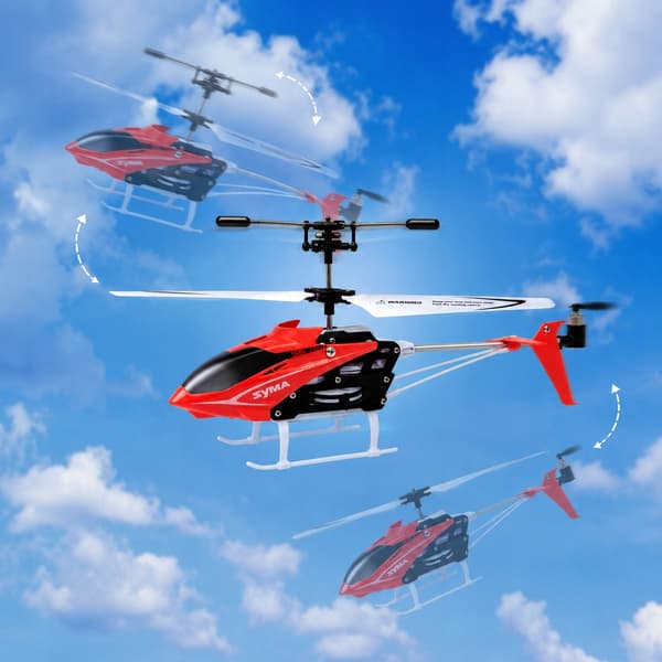 Fjärrstyrd helikopter röd Z3440