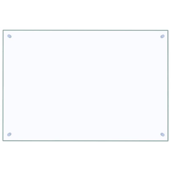 vidaXL Skyddspanel för kök, transparent, 90x60 cm, glas