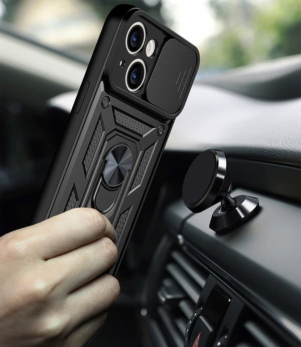 Skal till Samsung Galaxy S23 Plus SLIDE ARMOR BACK + GLAS