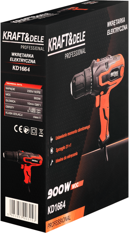 900W elektrisk skruvmejsel KD1664